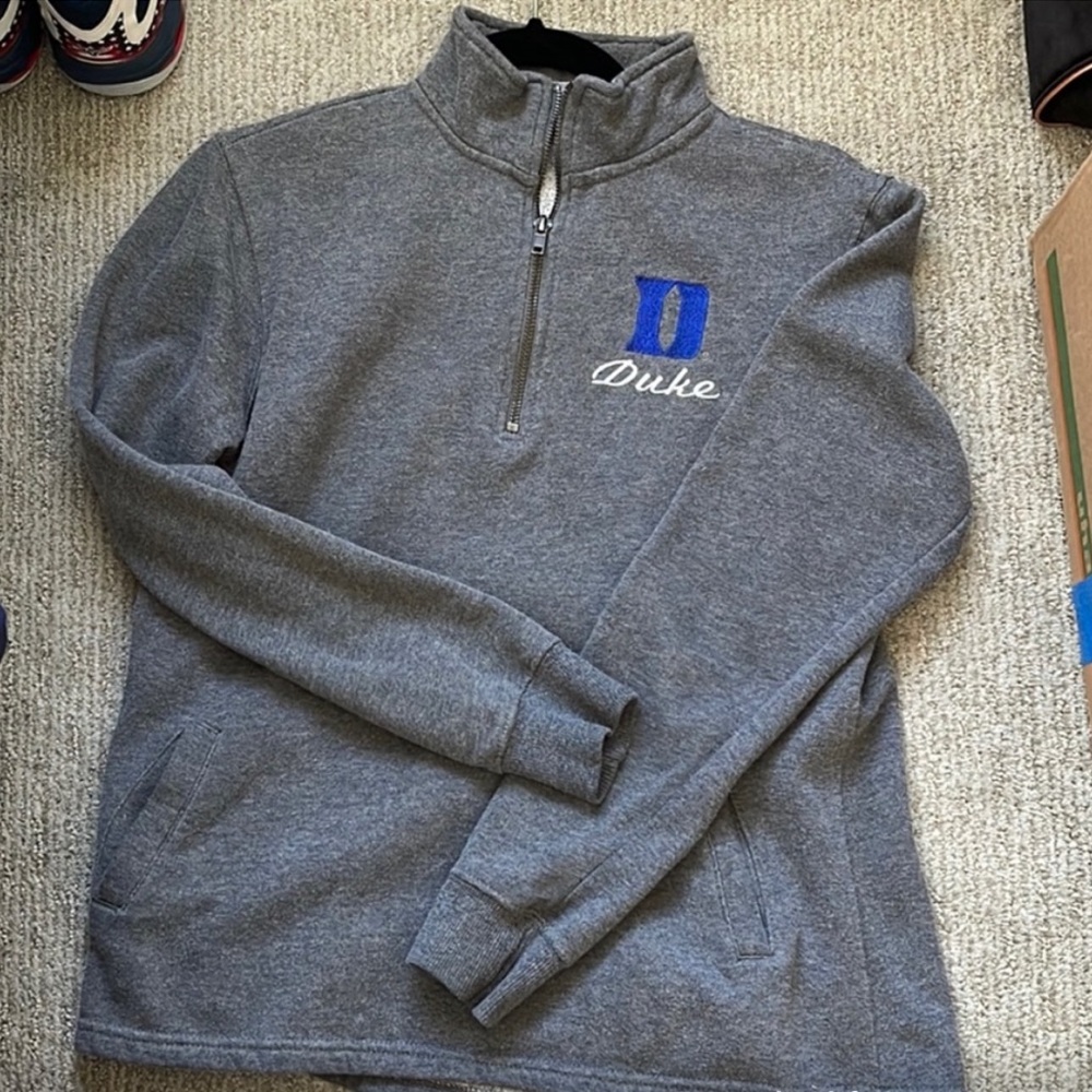 Duke university quarter zip sweater